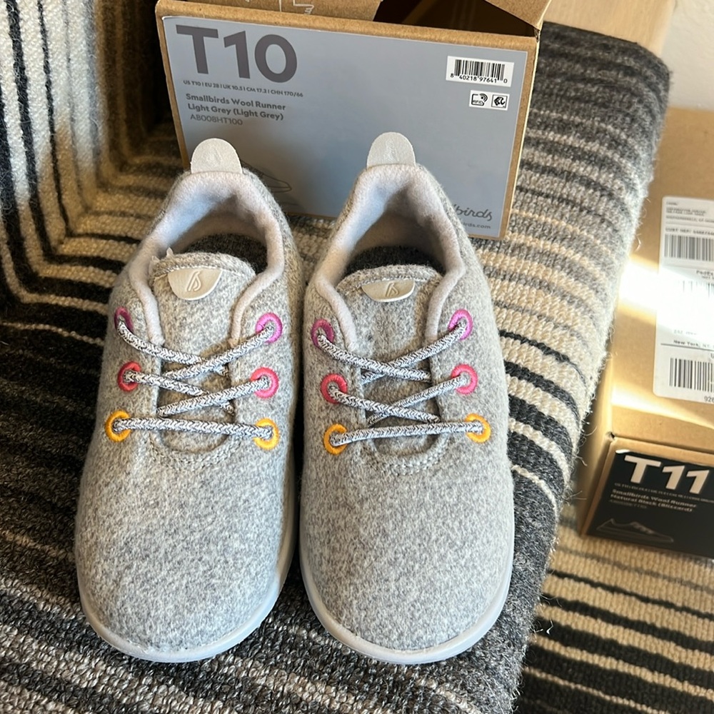Smallbirds by Allbirds Wool Runners NEW Kids T10